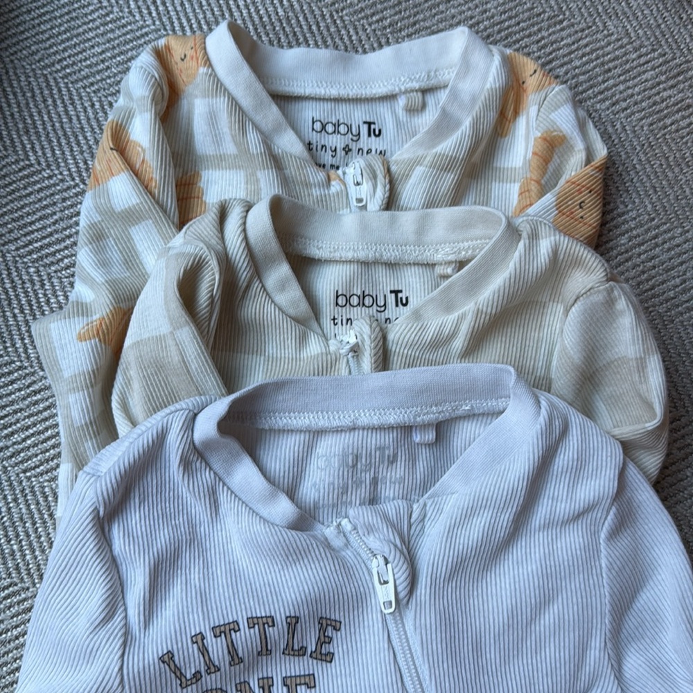 Bundle of 3 baby pjs